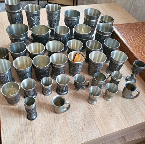 Konvolut zinn becher - konvolut, becher/pokale