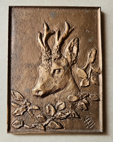 Bronze bild relief richard - bronze,