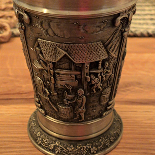 Zinnbecher aus zinn mit - aus,