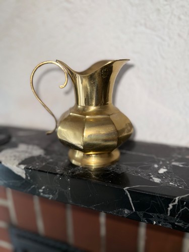 Jugendstil kanne aus messing - jugendstil,