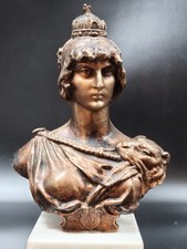 Antike Bronze Skulptur Büste