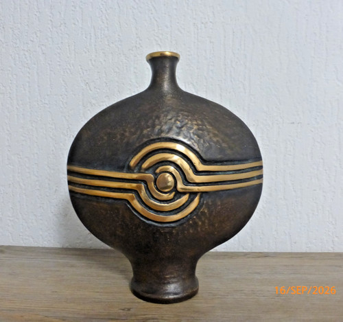 Bronze vase strassacker - vase,