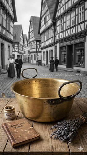 Antike messing schüssel - messing,