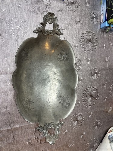 Antike zinn schale alte - zinn,