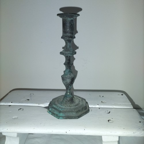 Kerzenhalter achteckig patina - kerzenhalter,