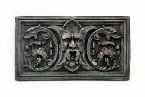 Bronze wanddeko wandrelief - wanddeko,