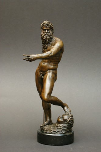 Bronzefigur poseidon neptun - bronzefigur,