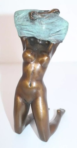 Bronze skulptur figur - skulptur, /figur