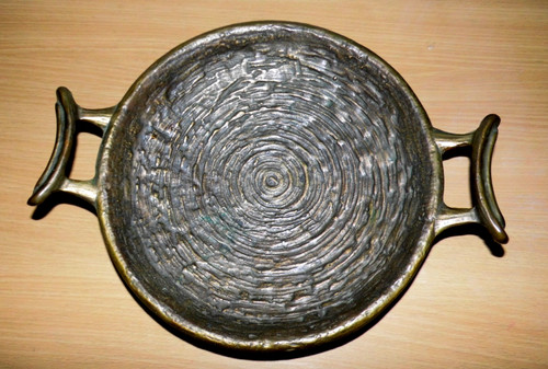 Bronze große obstschale - bronze,