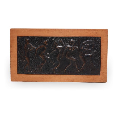 Vintage bronze relief - vintage,