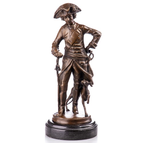 Bronze bronzefigur könig - bronzefigur,