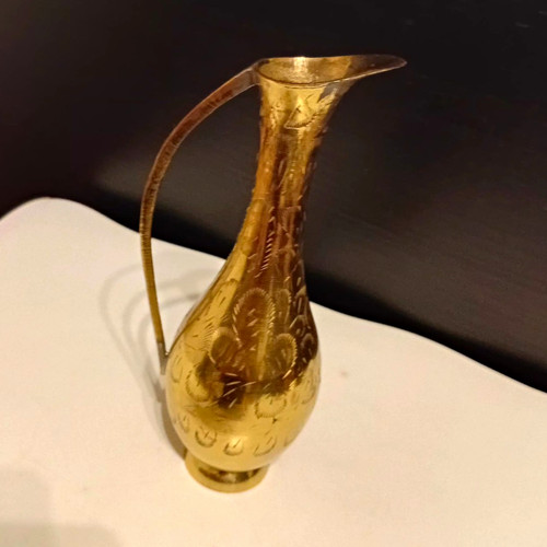Vintage messing krug vase - krug, ca
