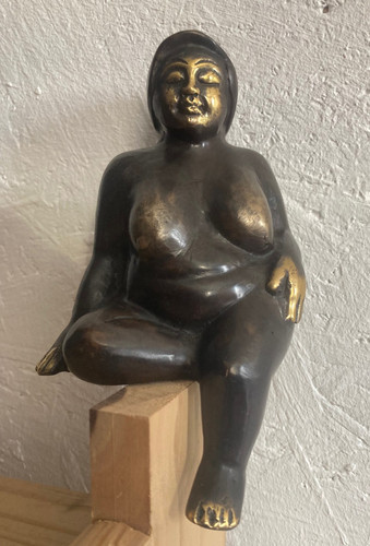 14cm bronze metall - 14cm, mollige