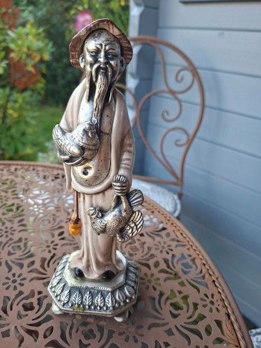 Asiatische peltro figur aus - peltro,