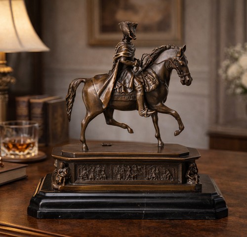 Bronzefigur friedrich alter - bronzefigur,