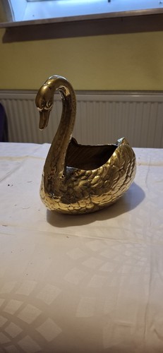 Messing schwan schale - messing,
