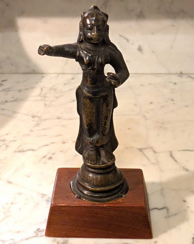 Antike indische bronze - antike, bronze-figur