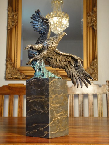 Bronze marmor königsadler - marmor,