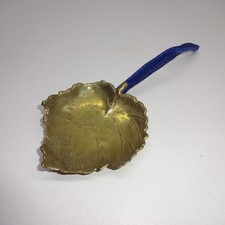 Deko Schale Blatt aus Messing