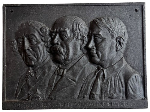 Eisenguss relief fredericus - eisenguss,