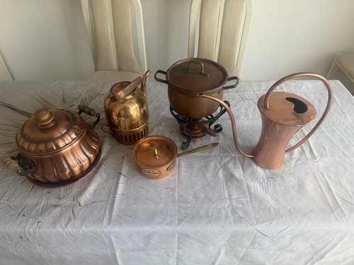 Vintage objekte aus - objekte, kupfer,