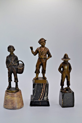 Antike bronze skulptur - skulptur-3, x