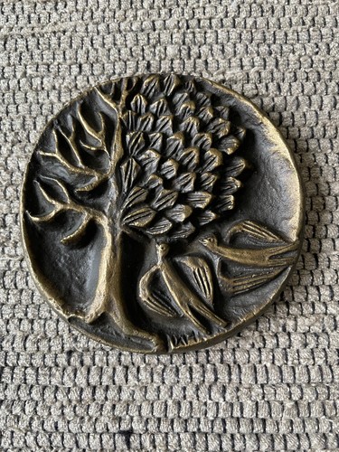 Bronze-Relief-Plakette