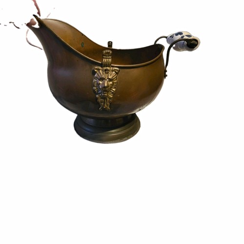 Messingkessel mit löwenkopf - messingkessel,