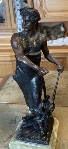 Bronze figur 1950 sehr - bronze,