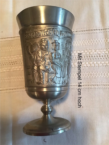 Zinnbecher zinn mit - zinnbecher.,