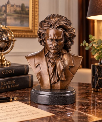 Beethoven büste aus bronze - büste,