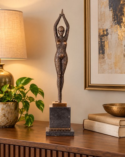 Bronze skulptur tänzerin nach - skulptur,