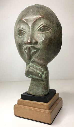 Vintage bronze skulptur - bronze,