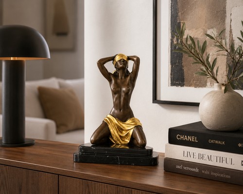 Bronze akt skulptur blinde - akt, „blinde