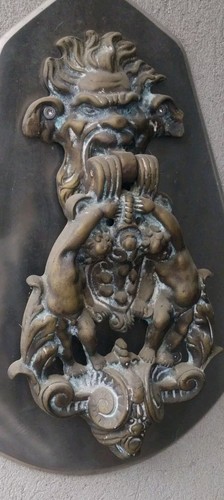 Großer antiker türklopfer - großer,