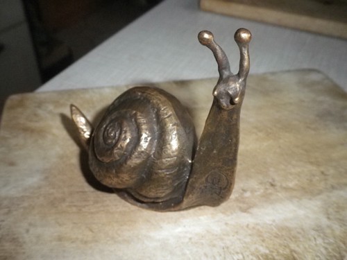 Bronze schnecke - bronze,