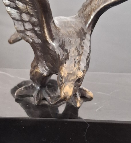 Antiker adler bronze - bronze, mit