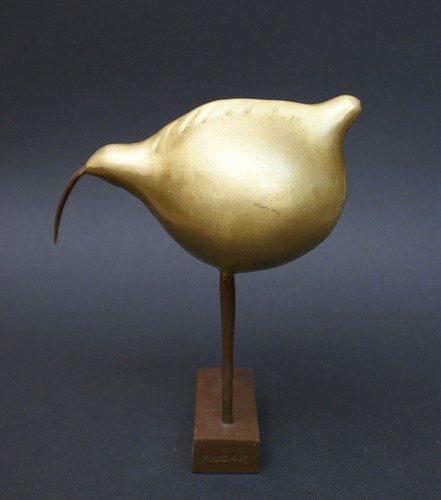 Bronze skulptur kiwi - bronze, “
