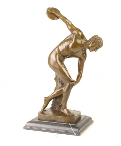 Bronzefigur skulptur - bronzefigur,