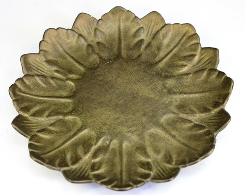 Bronze teller blume - teller,