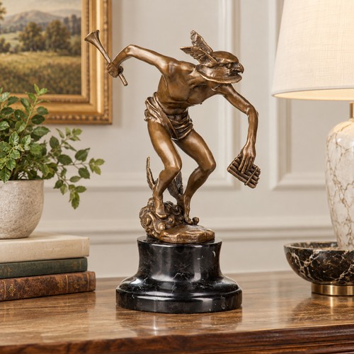 Bronze skulptur hermes - skulptur,
