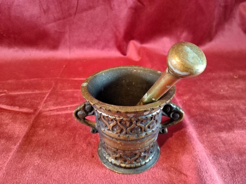 Alter bronze apotheker mörser - apotheker,