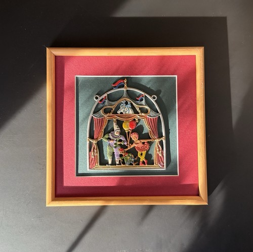 Vintage zinnrelief theater - vintage,