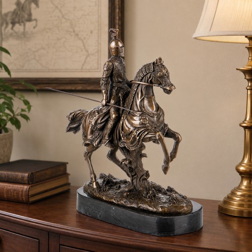 Bronze skulptur ritter - bronze,